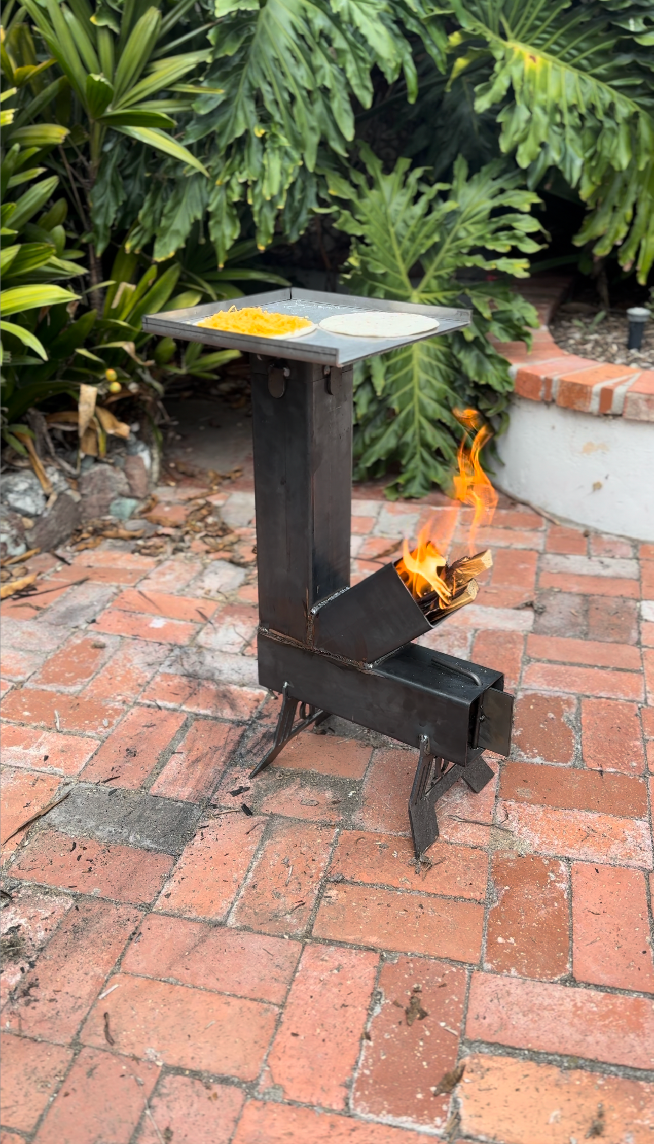 4” rocket stove