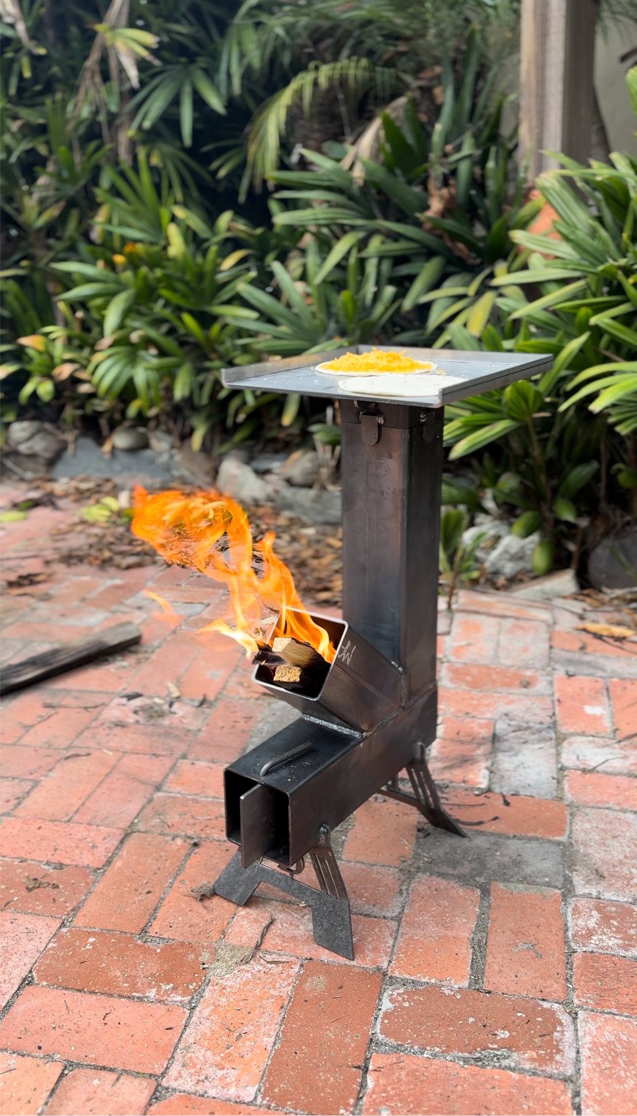 4” rocket stove